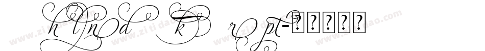 BushelAndPeck Script字体转换